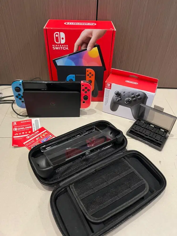 Dijual Nintendo Switch Full Set  Murah!
