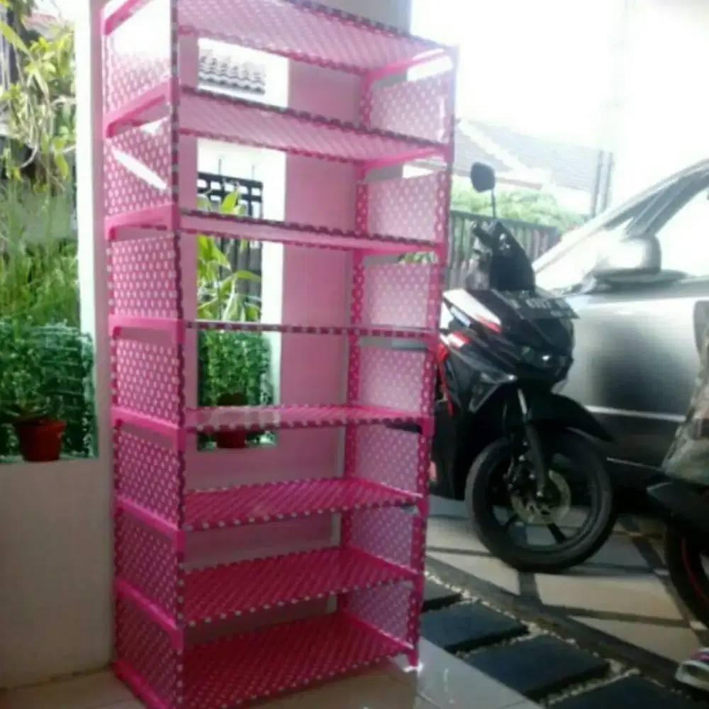 Rak lemari sepatu sandal portable