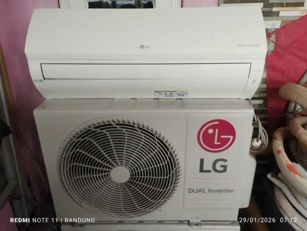 Ac bekas LG dual inverter  r32 1/2pk+pasang garansi