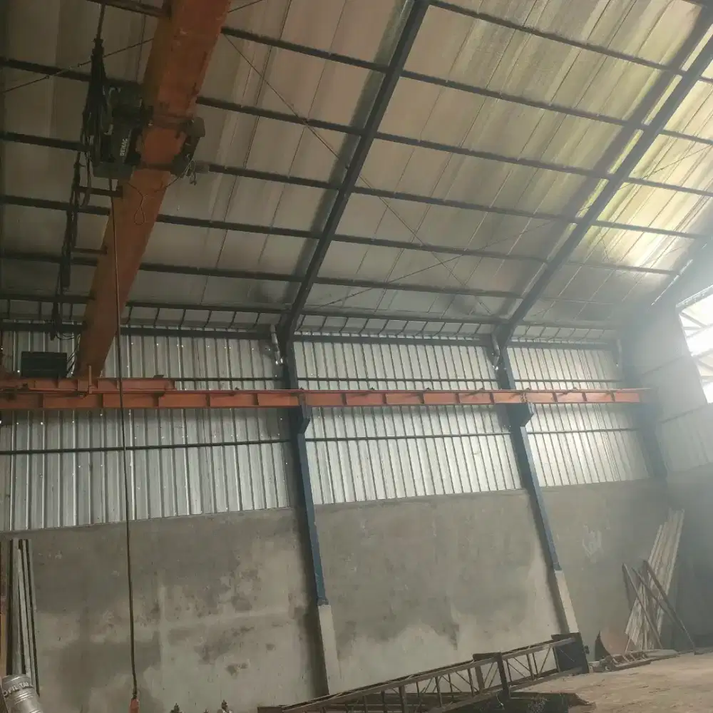 Gudang di jual lt 400 m lb 500m lokasi Tangerang kab Rancaiyuh