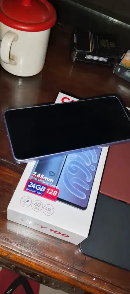 Itel City 100 Ram 24 Rom 128 Fullset 99% Mulus