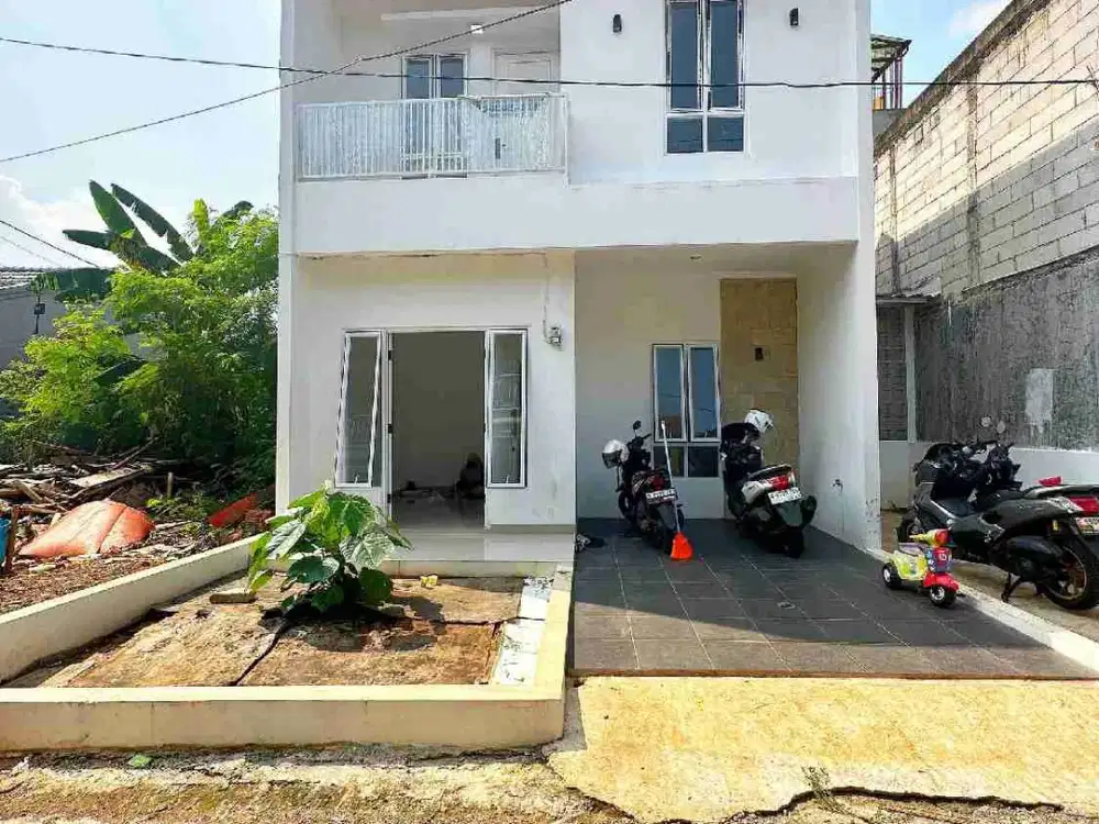 HOT Dijual Rumah Baru 2 Lantai Dkt Kantor BRIN Bisa KPR Kalisari Pasar Rebo Jakarta Timur