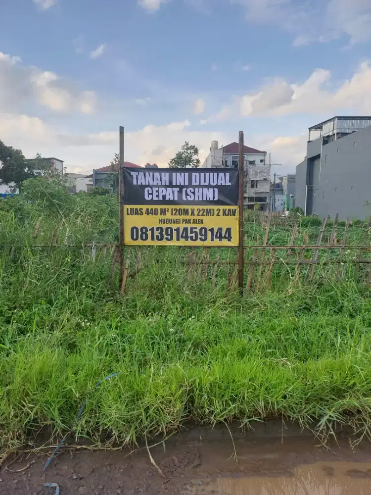 DI TANAH KAVLING SIAP BANGUN LOKASI STRATEGIS DEKAT KAMPUS UIN