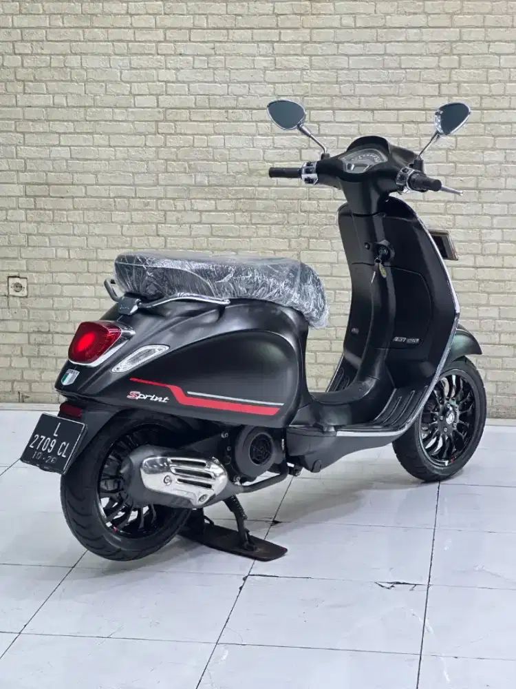 ODO 9RB‼️ Vespa Sprint S150 ABS Iget 2021 Matte Black