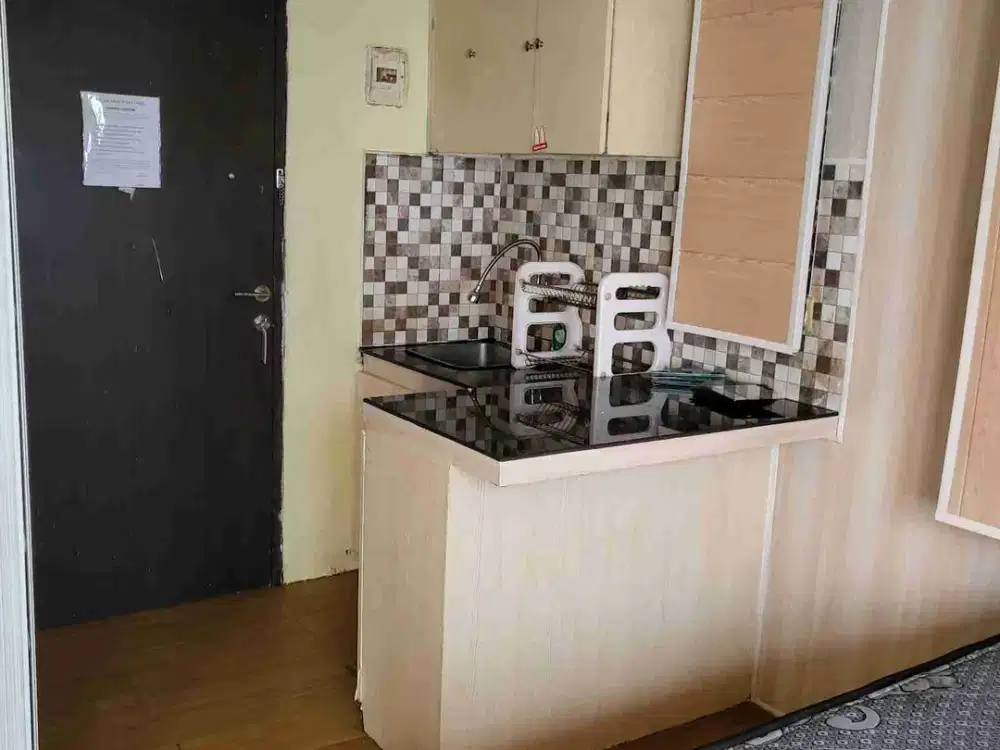 Apartemen Pusat kota.Bdg Bersih, Murah Baru Renovasi, Full Furnished, Studio 24m2. Rp 25 jt / tahun .