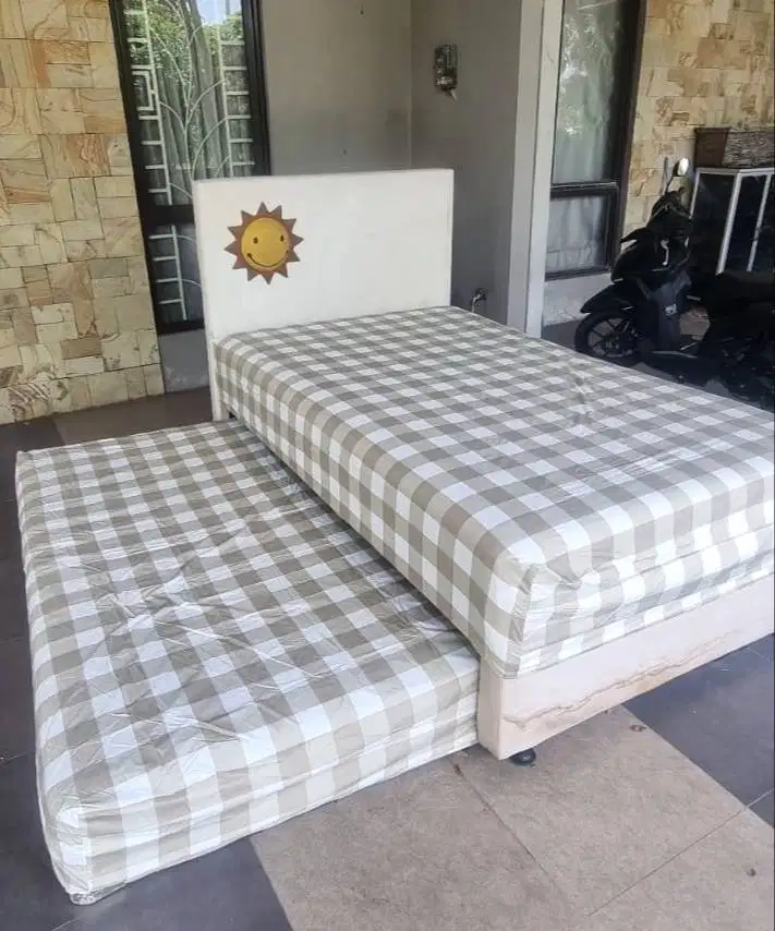 JUAL SPRINGBED 2 IN 1 AIRLAND GOLD KASUR MEWAH