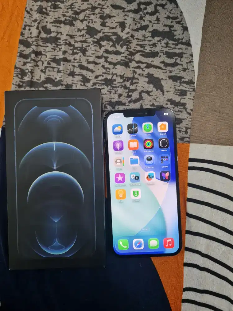 Iphone 12 pro max 128 resmi Ibox PA/A