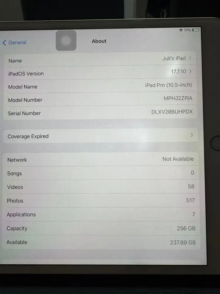 Ipad pro 10.5 inch