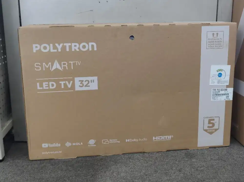 Smart TV Polytron ready bisa cicilan syarat ktp aja