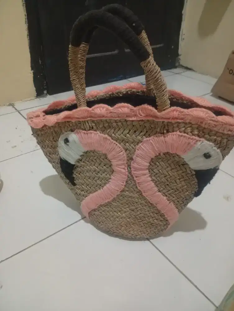 Tas kepang cantik