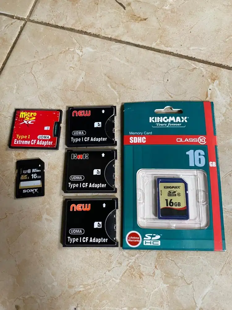 Memori memori dan dus kamera