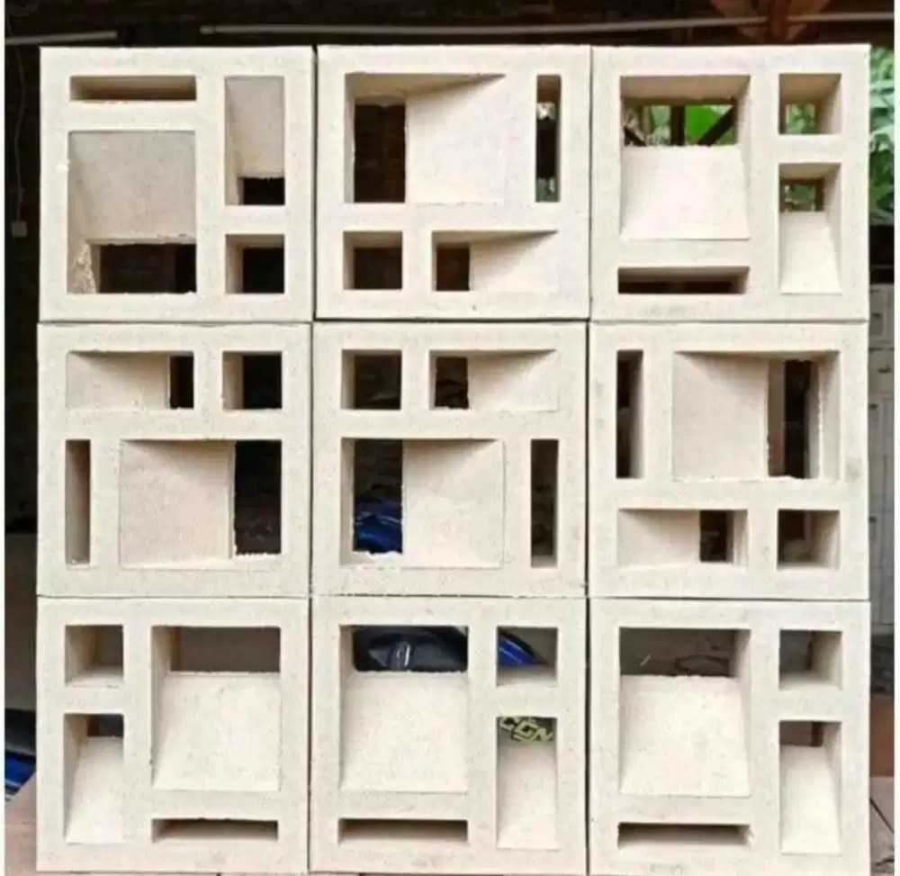 Roster beton berbagai macam motif barang