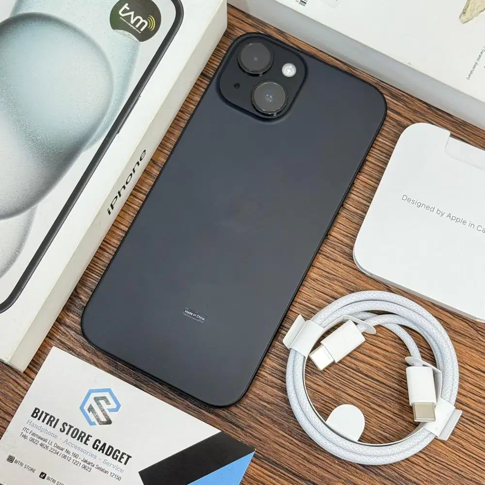 iPHONE 15 128GB BLACK | iBOX | FULLSET ORIGINAL