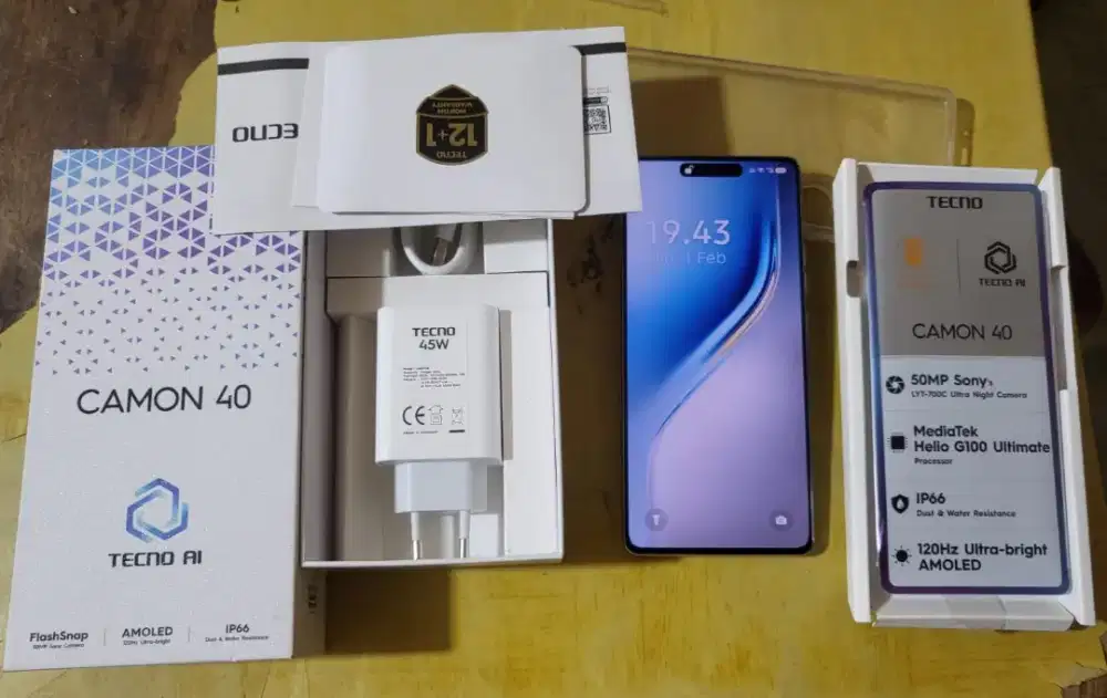 Tecno camon 40 Fullset