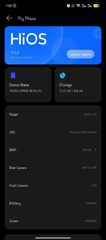 Tecno Camon 40 Pro 5G