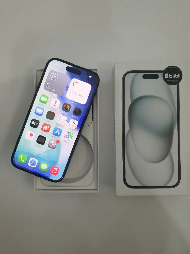 Iphone 15 128gb ex garansi resmi