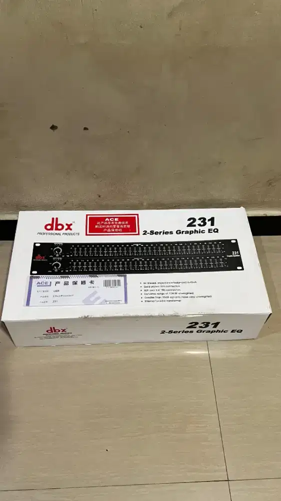 EQUALIZER DBX 231