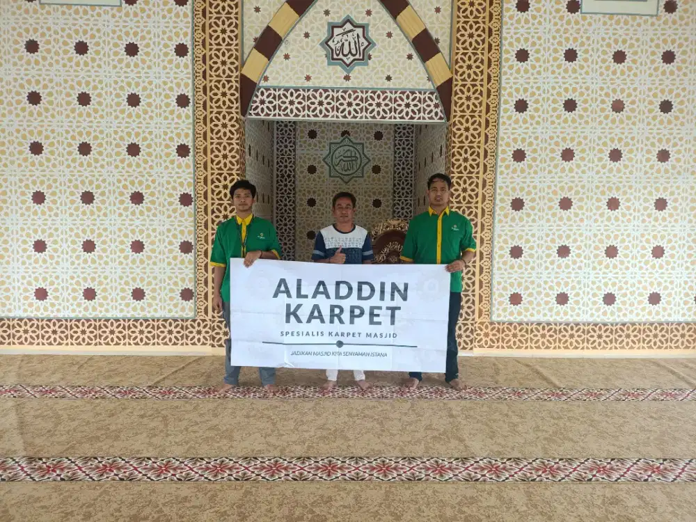 PROMO Karpet Masjid Tebal Minimalis - Harga Pabrik Cuci Gudang