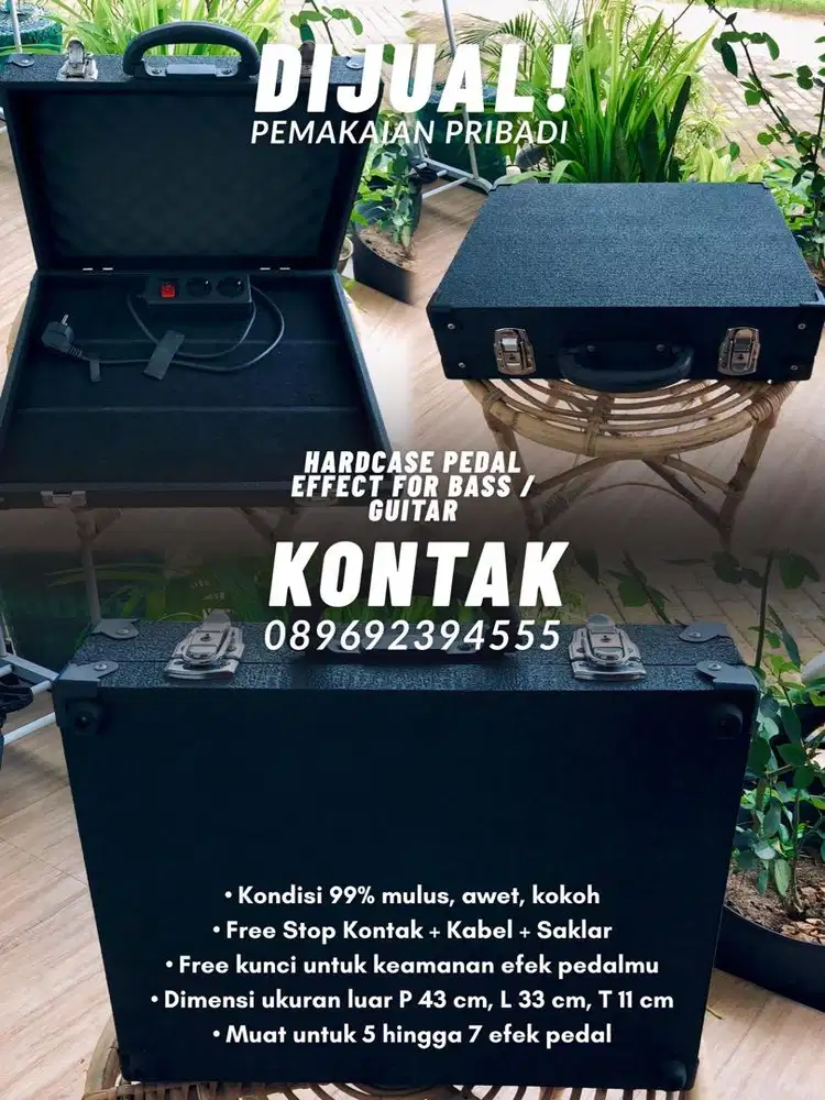 Hardcase Efek Gitar / Bass