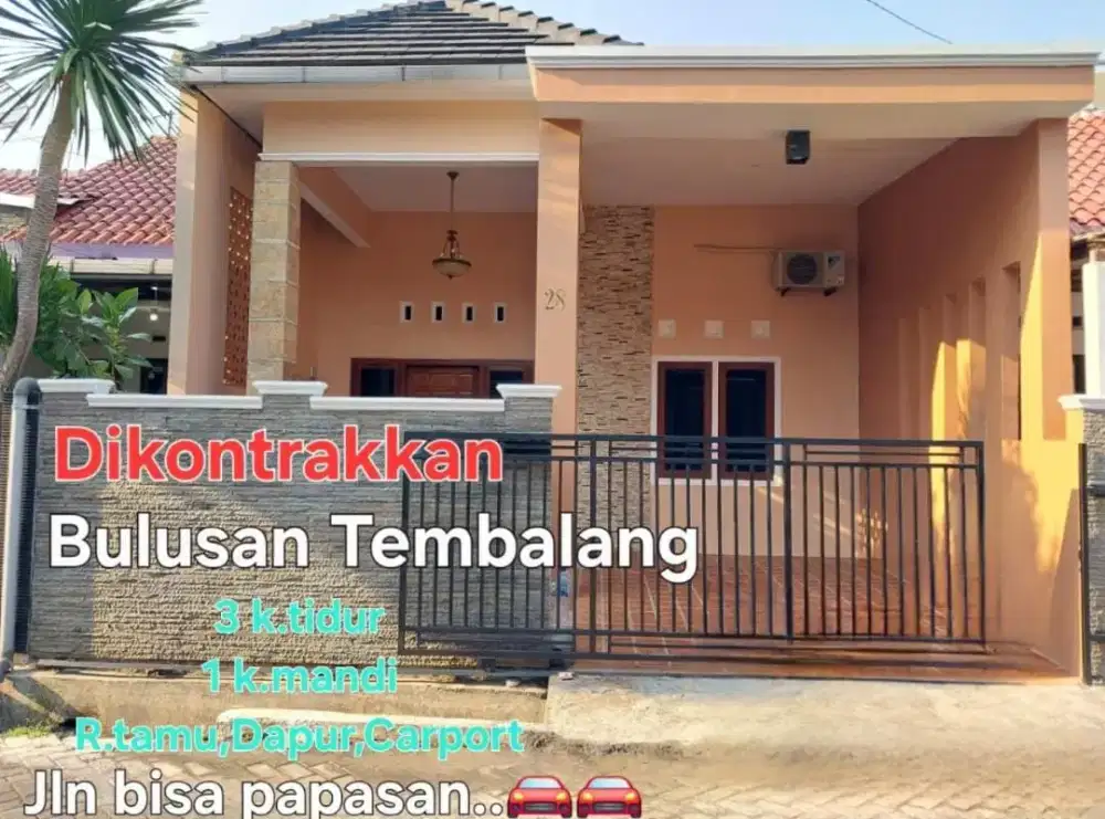 RUMAH SEWA CLUSTER GONDANG BULUSAN UNDIP TEMBALANG