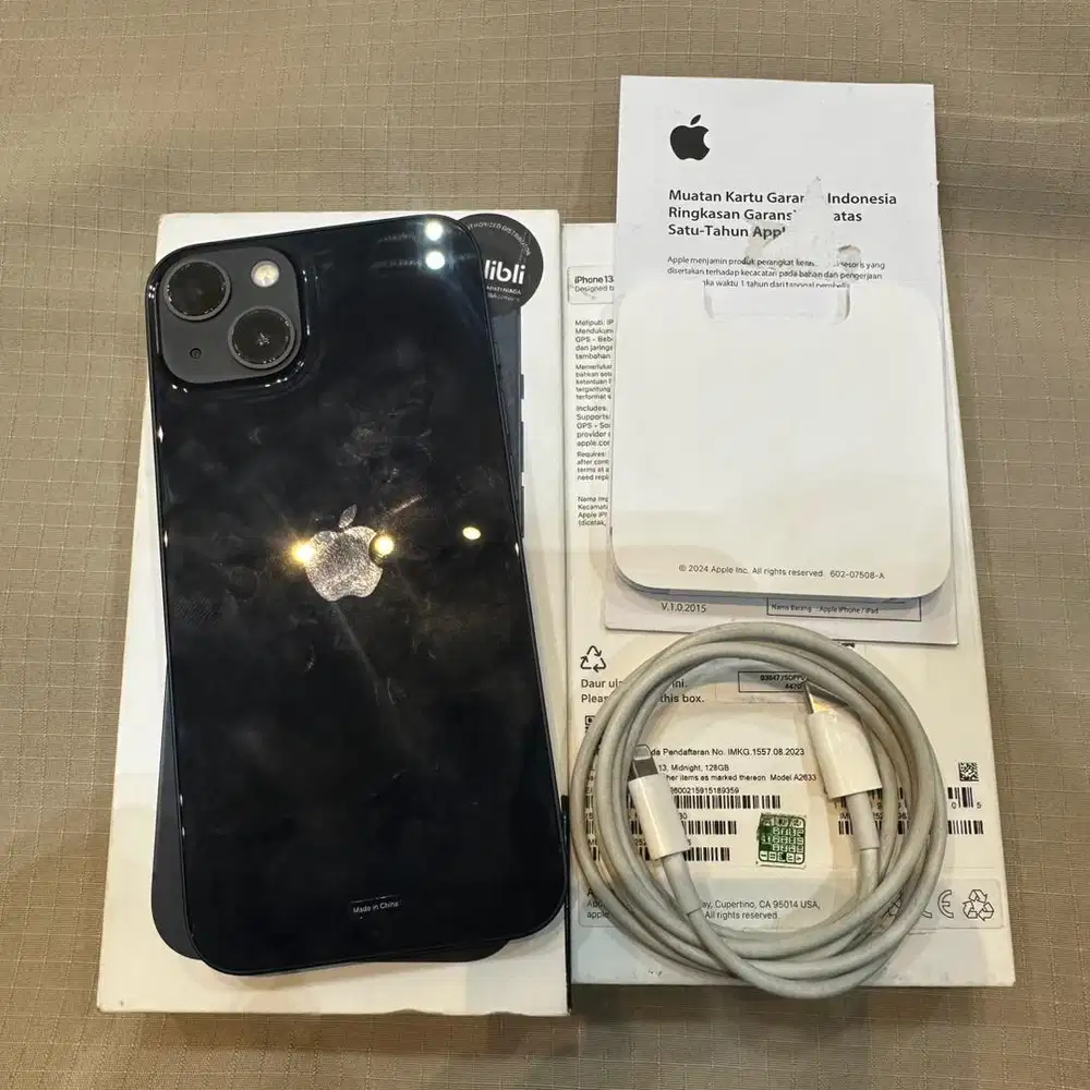Iphone 13 128gb ibox Bh 100%