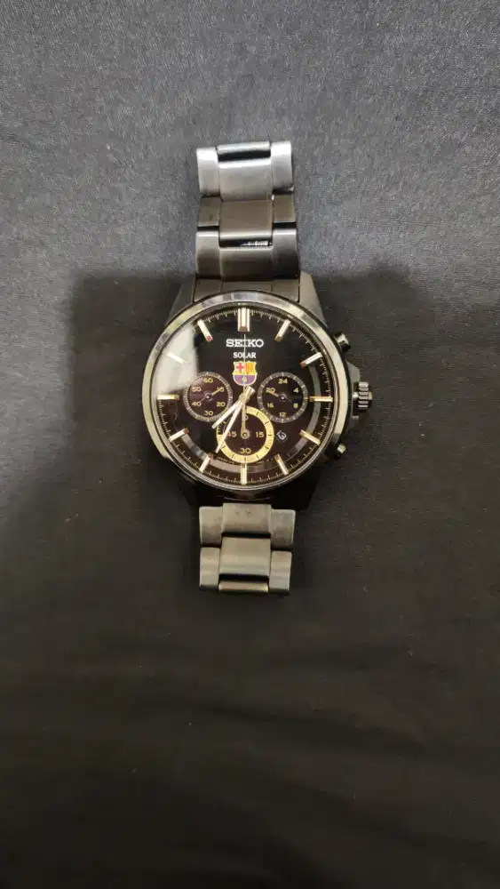 jam tangan seiko fc barcelona solar
