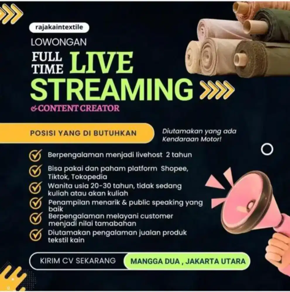 Host Live & Content Creator