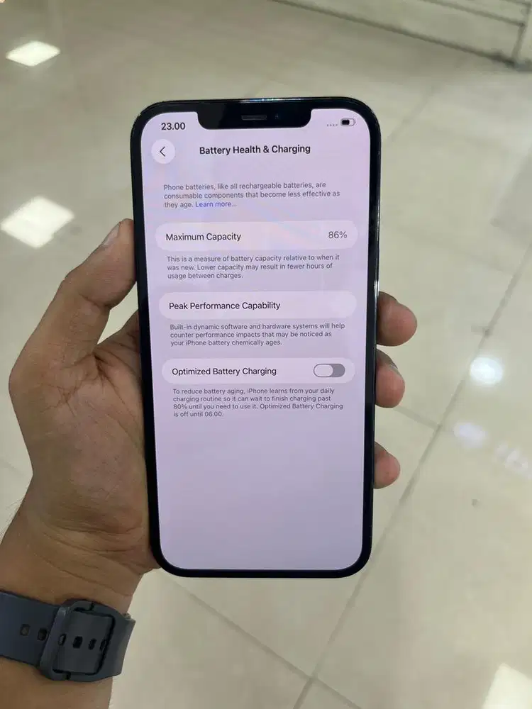 IPHONE 12 PROMAx 256 IBOX BH 86%