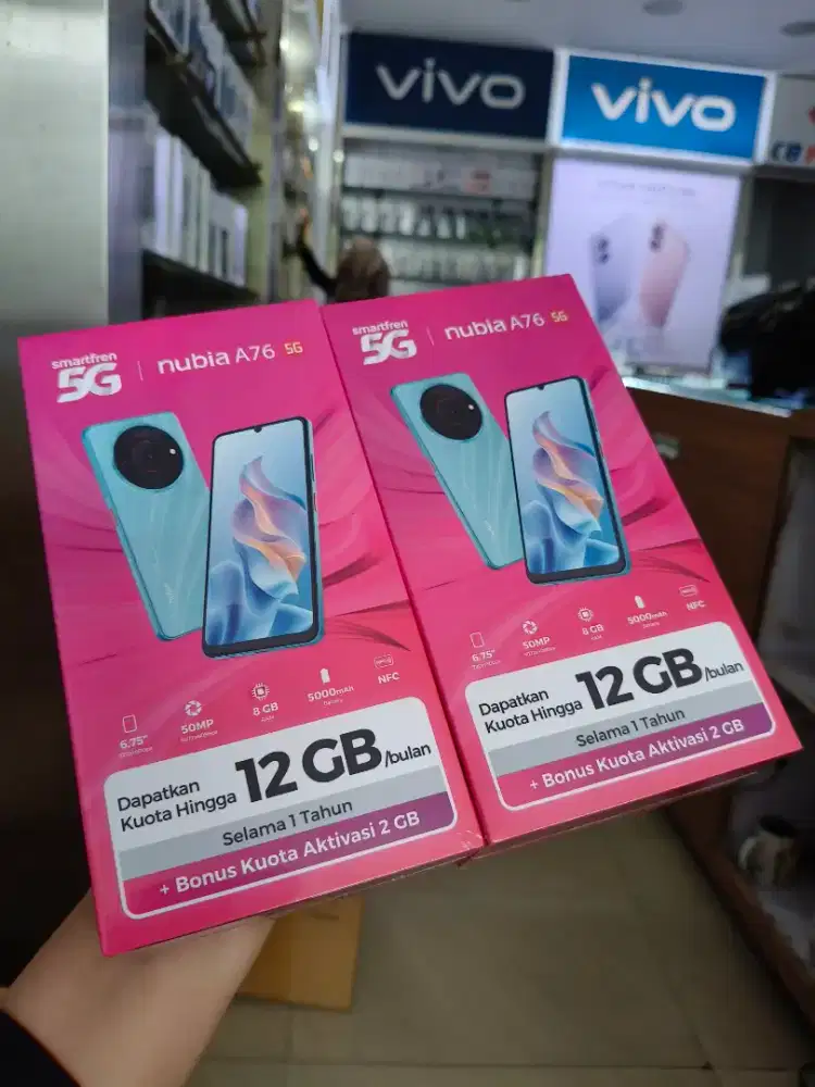 Nubia V70 8/256 gb BARU Segel Garansi resmi