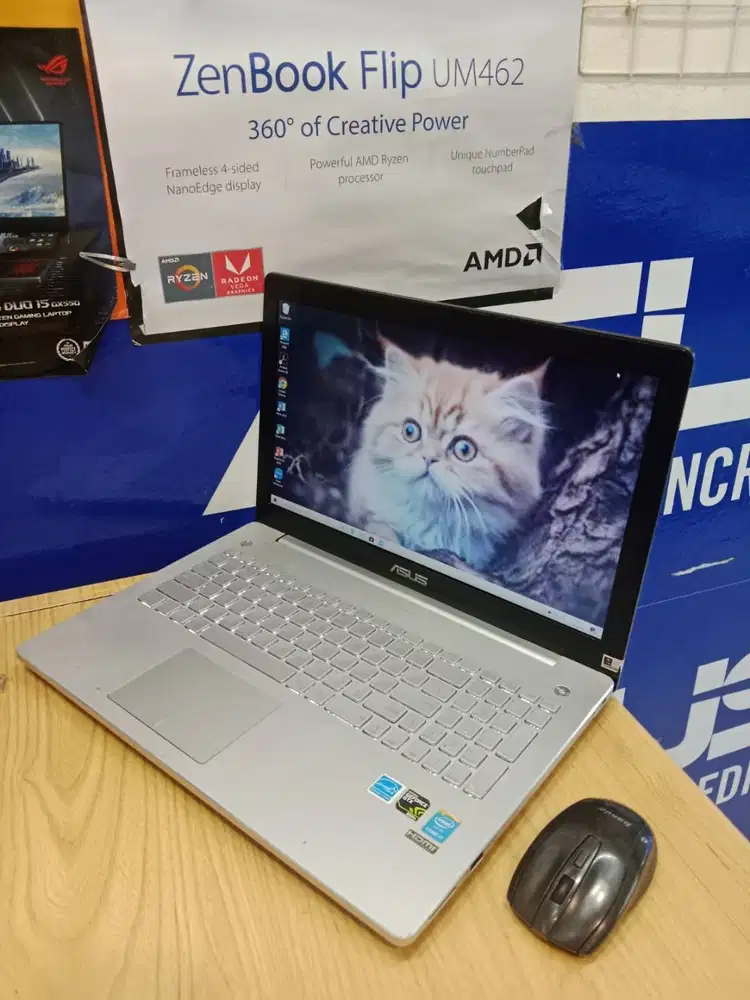 DIJUAL LAPTOP GAME DAN EDITING ASUS N550JK CORE i7 RAM 16GB SSD 256GB