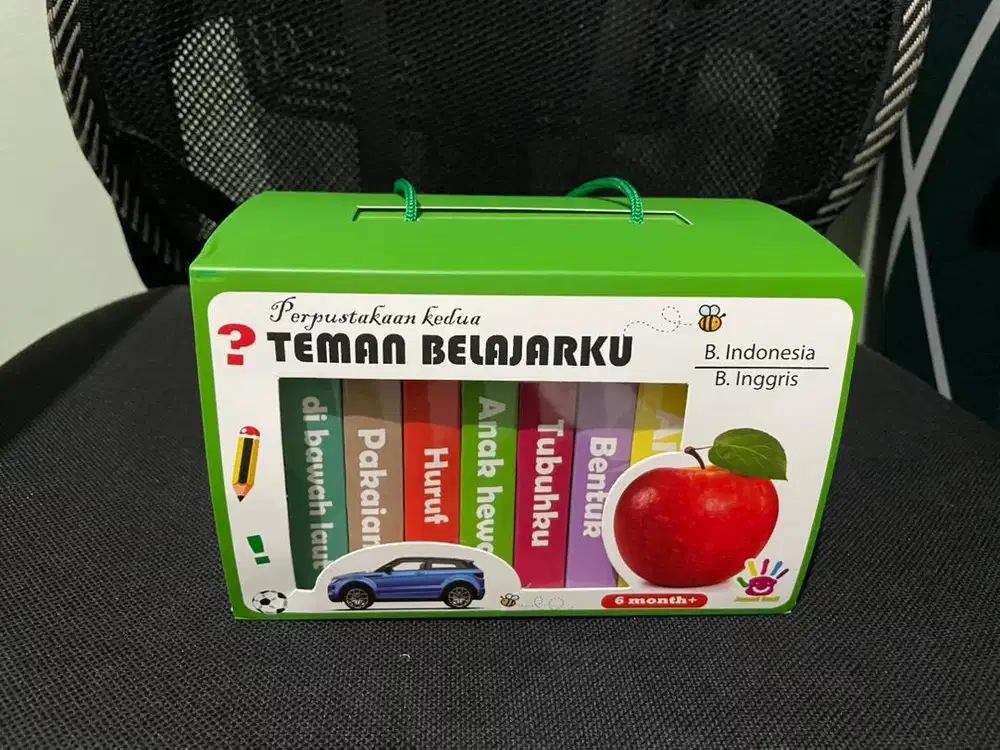 BUKU BAYI KECIL HARD COVER TEMAN BELAJARKU (1 BOX ISI 8 BUKU)