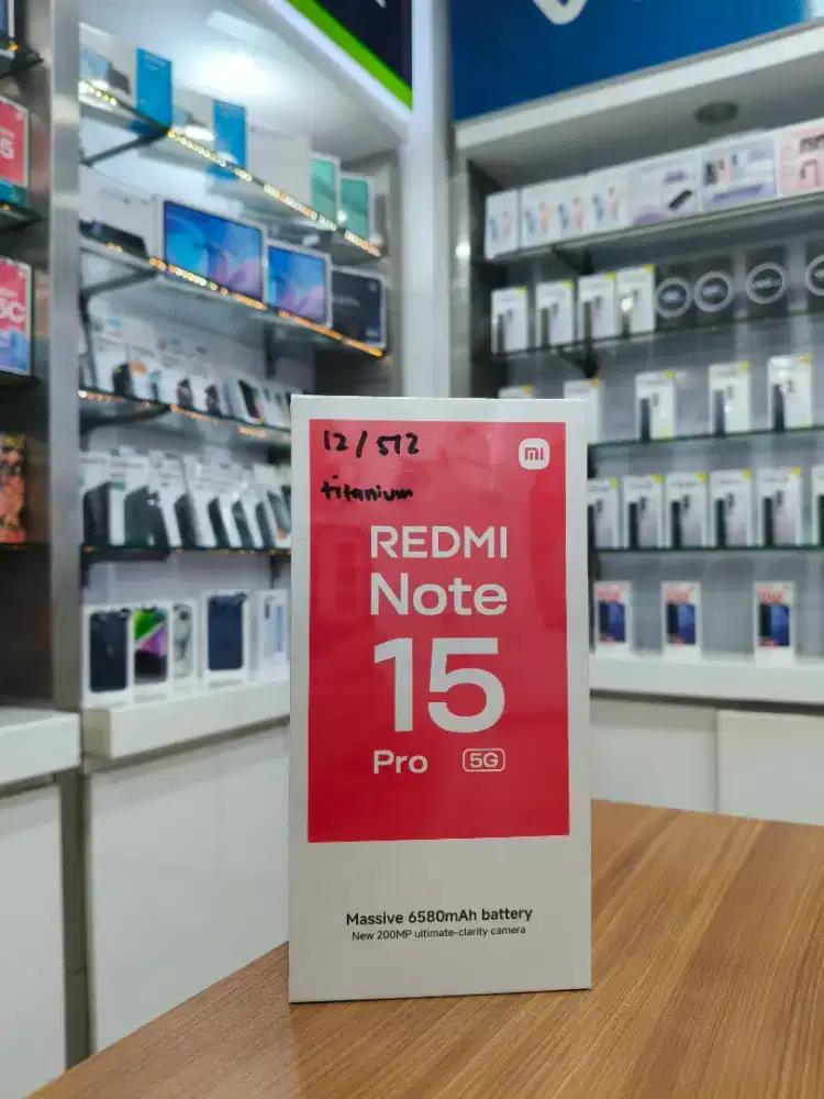 Xioami note 15 pro 5G 12/512 gb BARU Segel Garansi resmi