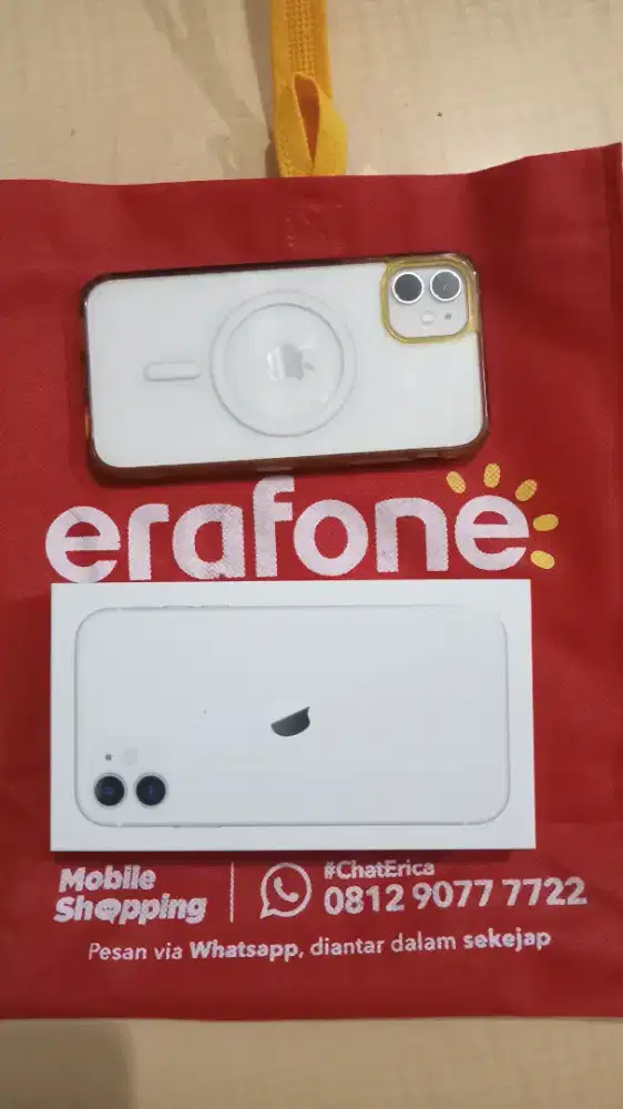 Jual IP 11 64gb putih resmi PA like new