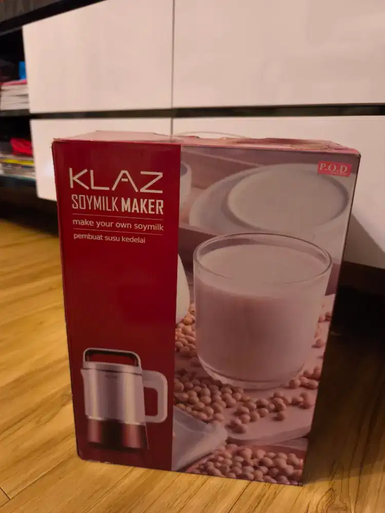 Pembuat Susu Kedelai Klaz Soymilk Maker BNIB