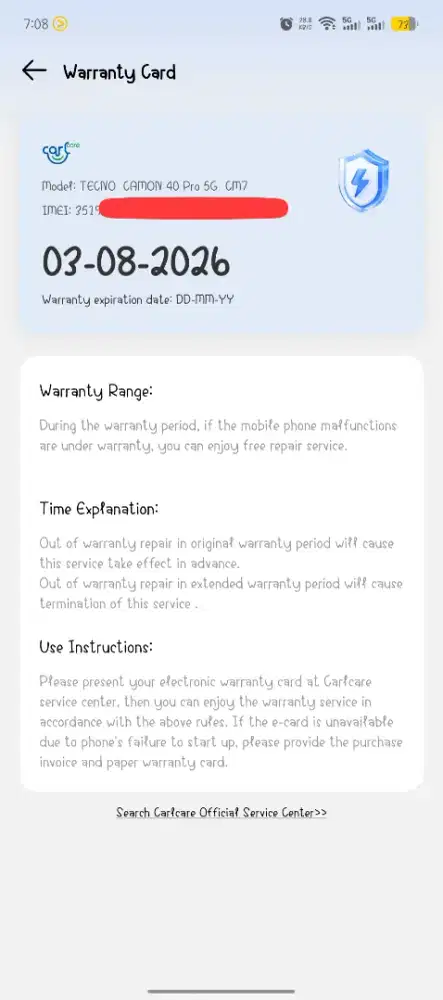 Tecno Camon 40 Pro 5G