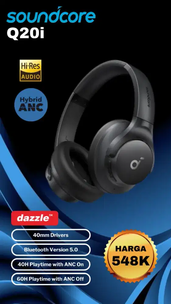 SOUNDCORE Q20i WIRELESS HEADPHONE