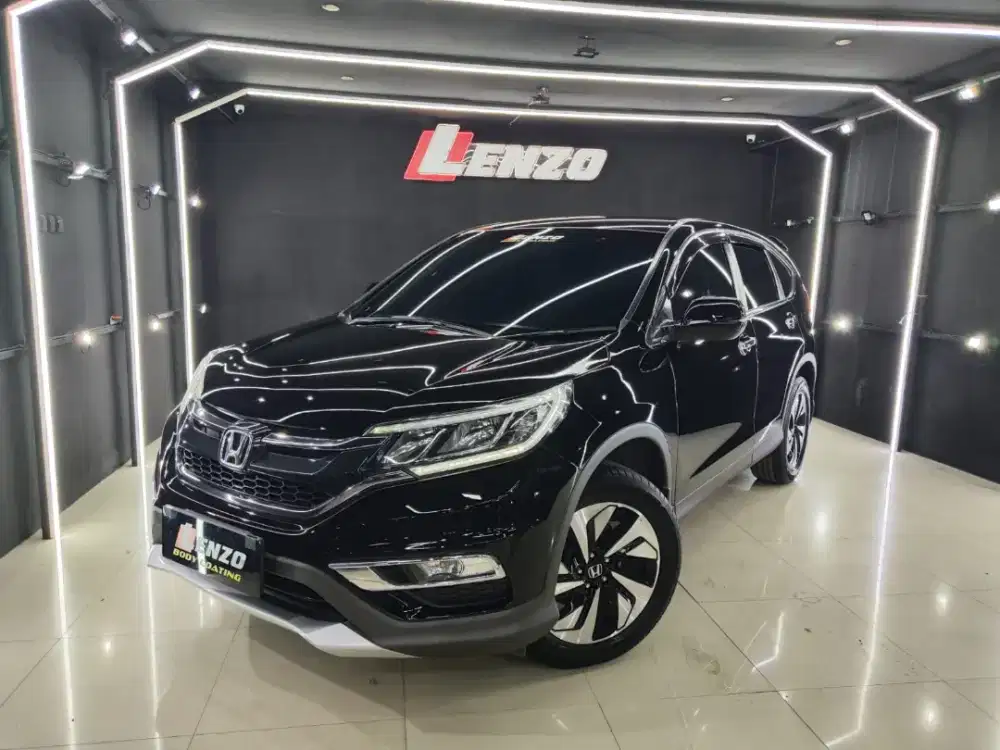 Mulus sekali CRV 2.4 Facelift at matic 2016 Hitam Lenzo mobil