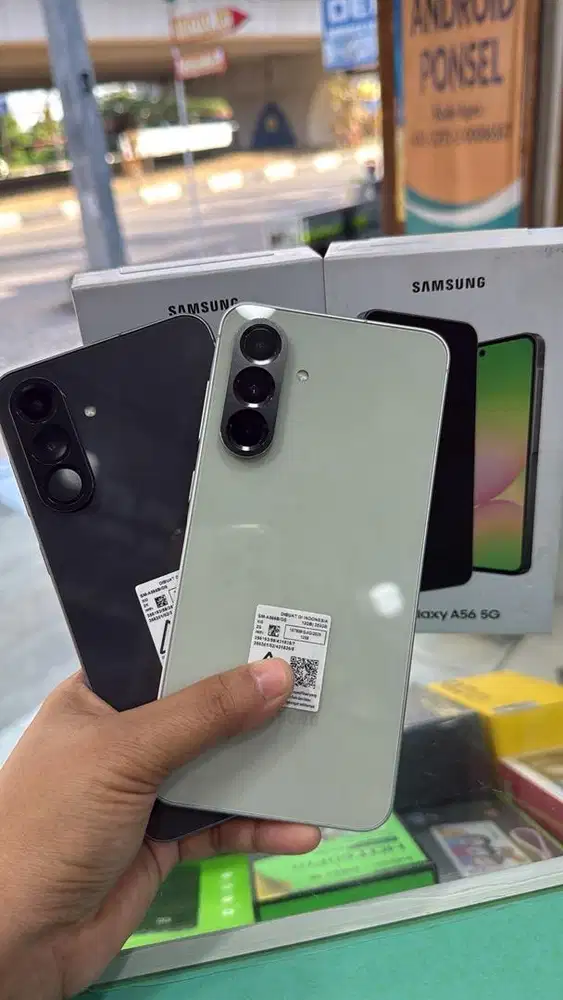 SAMSUNG A56 5G RAM 12/256 FULLSET GARANSI SAMPAI 10-12-2026 MULUS