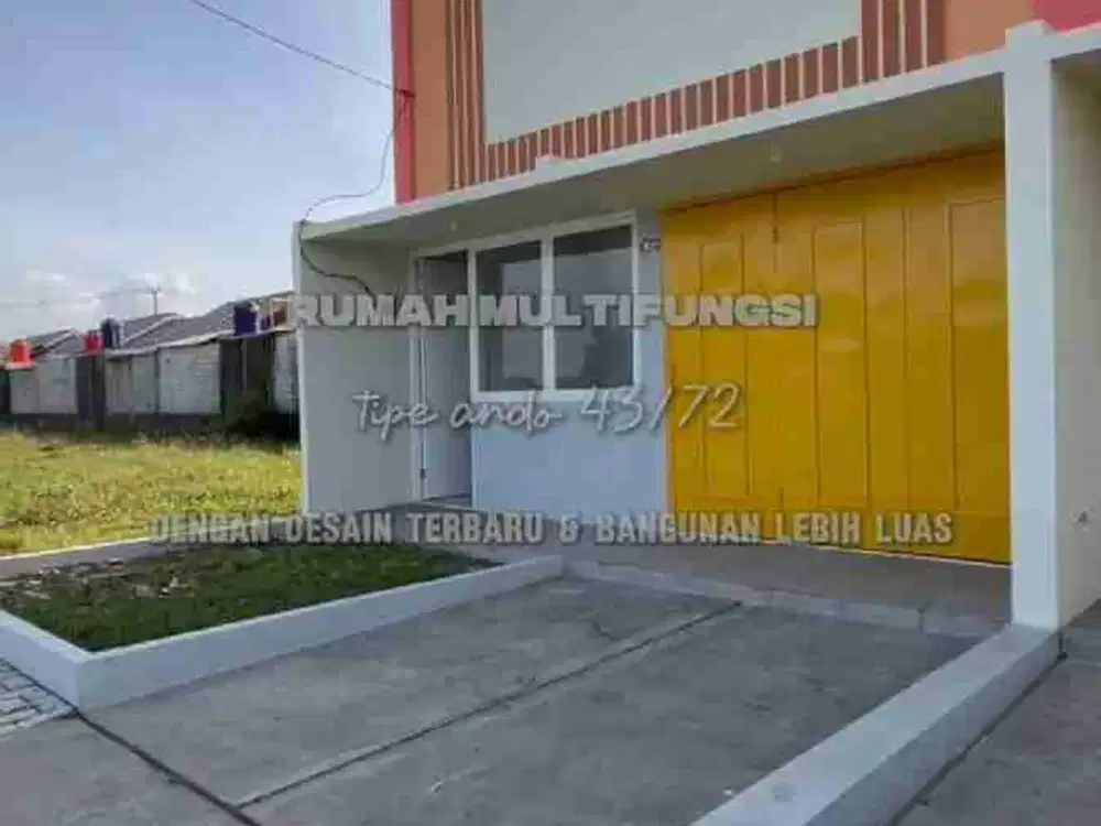 RUKI-Rumah kios, Type Ando, Griya Mulya Indah,solusi tepat untuk hunian dan usaha.
