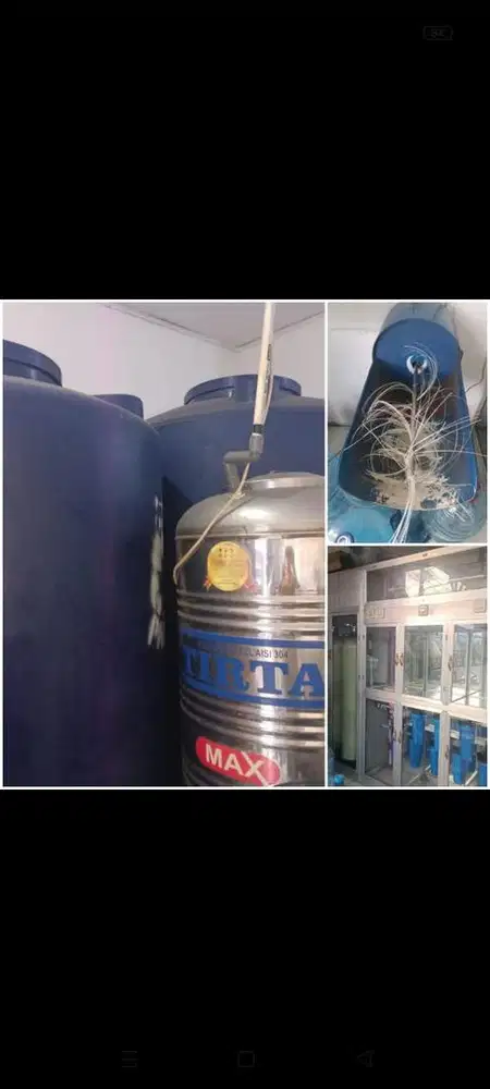 Dijual perlengkapan usaha air isi ulang