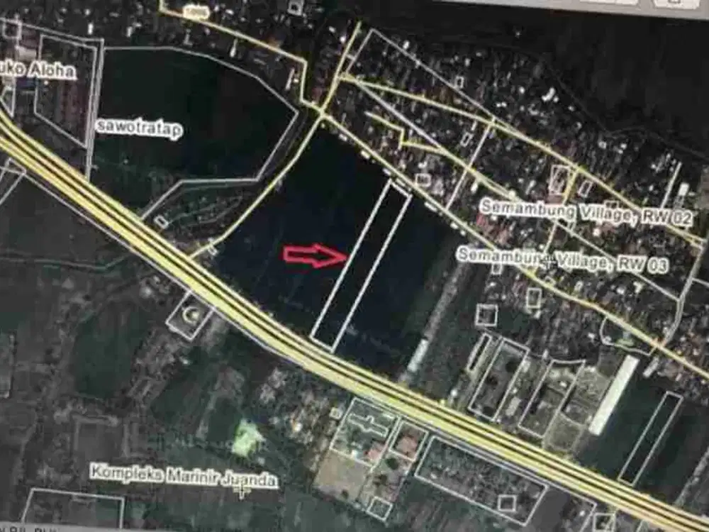 JUAL TANAH KOMERSIAL JALAN  RAYA JUANDA