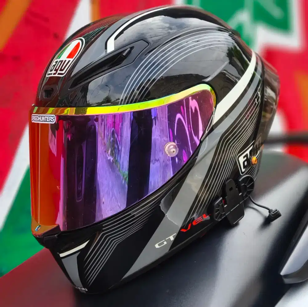 (NEGO) AGV GT VELOCE ORIGINAL ASPIDE BLACK sz L
(SAUDARA AGV PISTA)