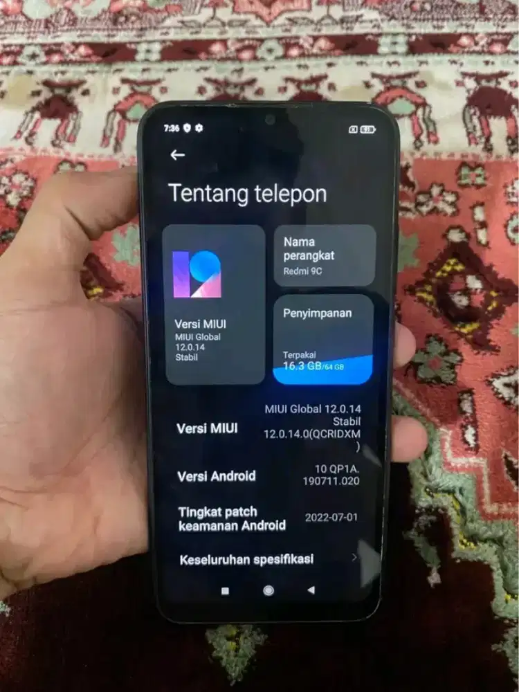 Redmi 9c 4/64 gasss
