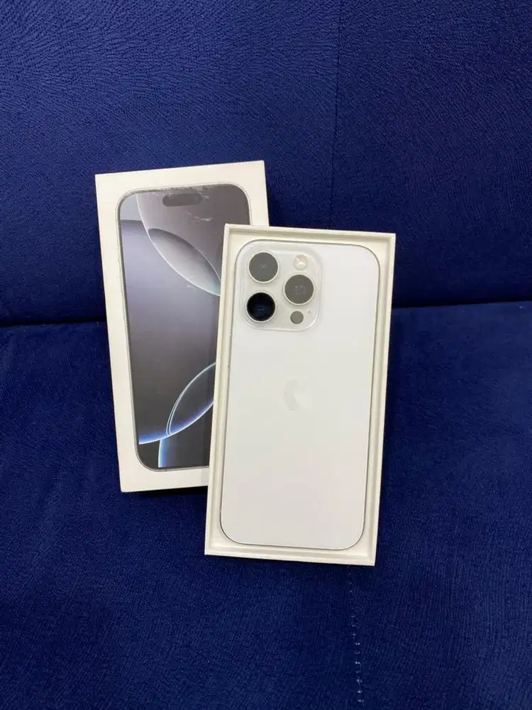 iPhone 16 Pro 256Gb J/A Bea Cukai, White Titanium