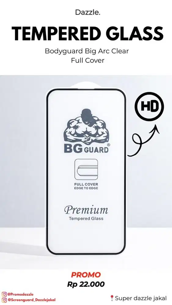 Tempered Glass Bodyguard Clear