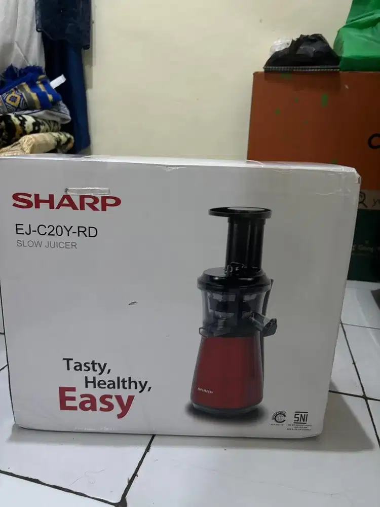 Slow juicer sharp Ej-c20y-rd new