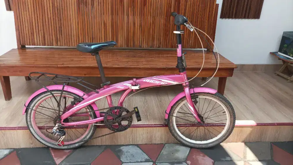 Sepeda lipat Pacific ukuran 20 siap gowes