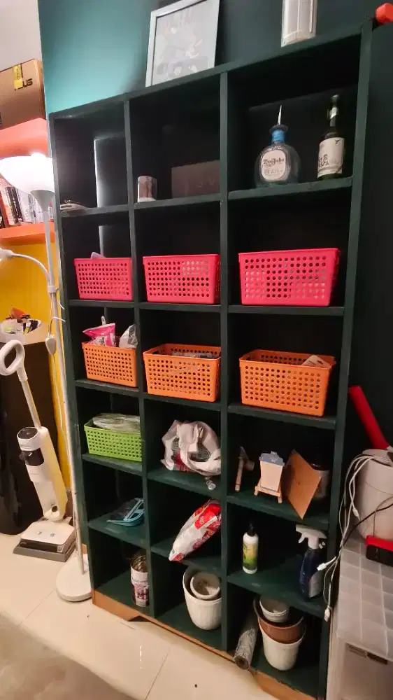 Lemari Buku Kayu 190 x 95 cm