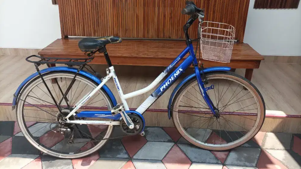 Sepeda keranjang phoenix siap pakai
