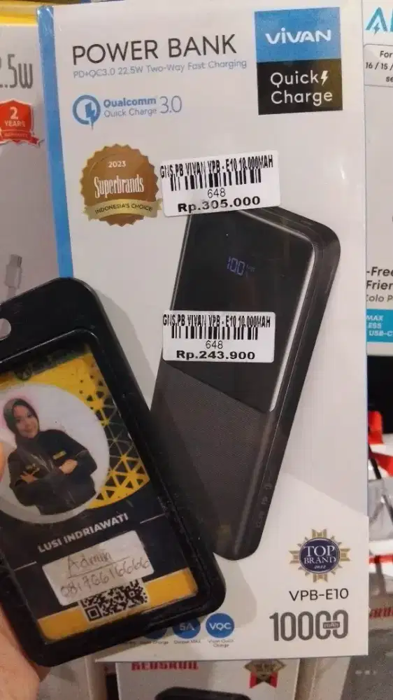 PB VIVAN VPB-E10 10.000MAH | ATLANTIS DAHSYAT